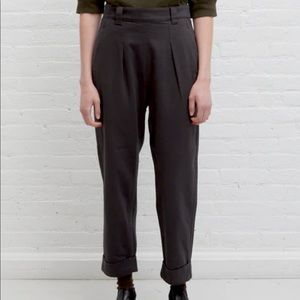 Mhl Margaret Howell Wool Boyfriend Trousers 27”